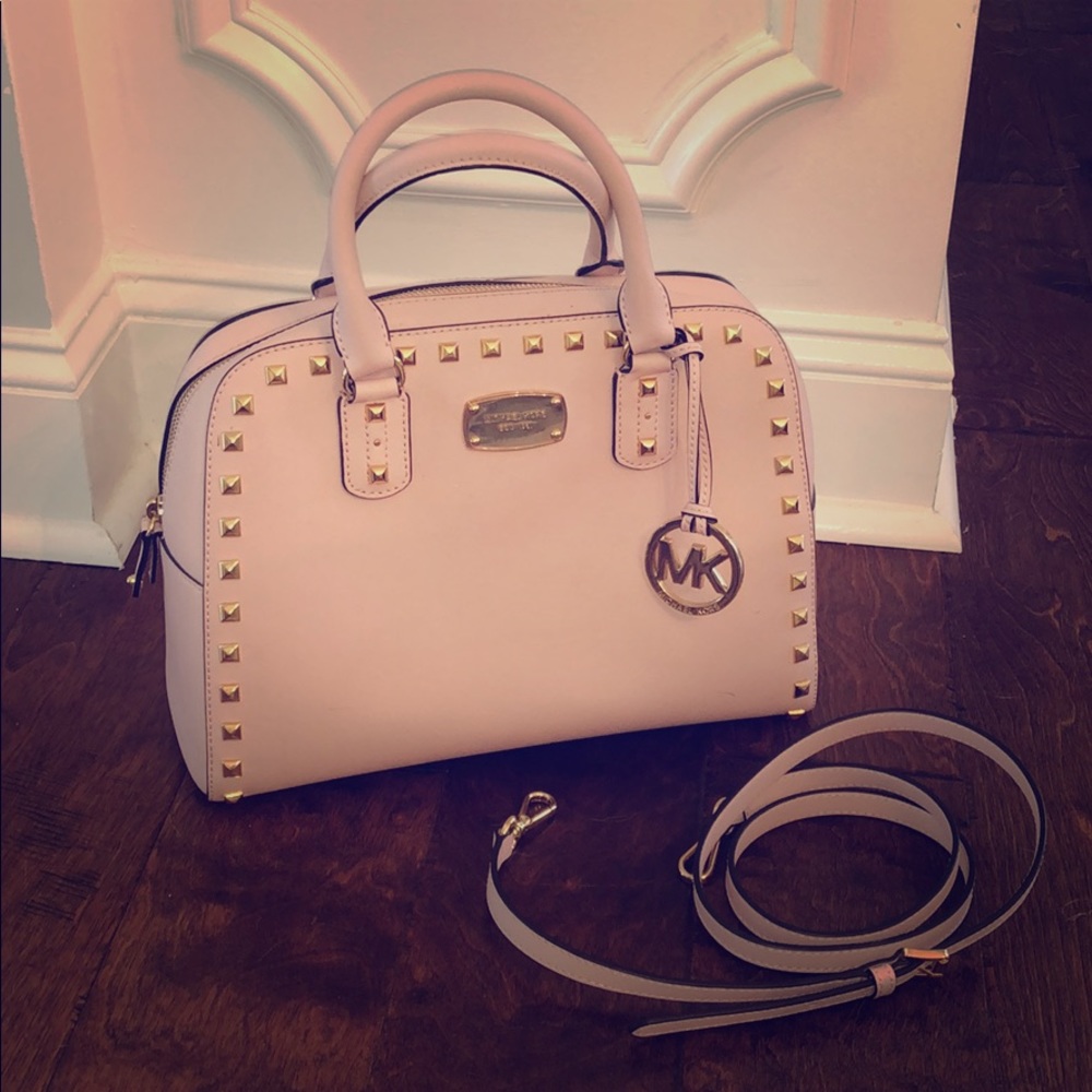 Pink and gold Michael Kors purse